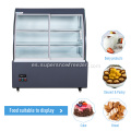 Refrigerador de visualización de chocolate en contador de mesa superior para la venta